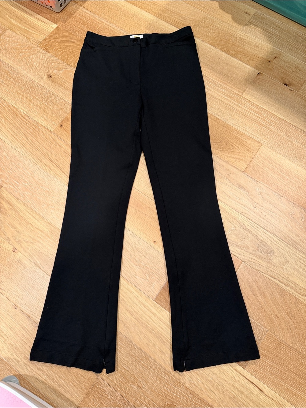 Maeve Black Flare Trousers